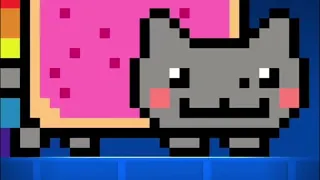 How to make Nyan Cat in Geometry Dash in 20 seconds!