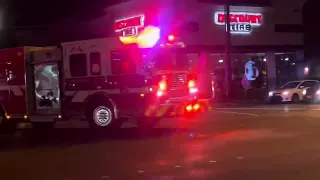 Mesquite Fire Ambulance & Engine 5 Responding