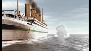 HMHS Britannic attacked by a German U-Boat