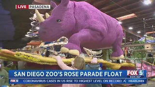 San Diego Zoo's Rose Parade Float