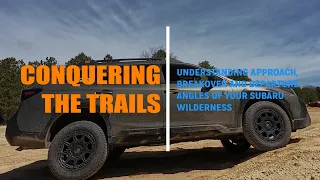 Subaru Off-Roading 101: Master Approach, Breakover, & Departure Angles with Your Subaru!