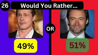 Hollywood Celebrities Dilemmas: Would You Rather? #hollywood #hollywoodmovies #hollywoodactors