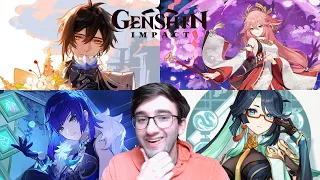 New Honkai Star Rail Player REACTS to all GENSHIN IMPACT Character Demos