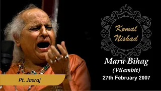Raag Maru Bihag | Sangeet Martand Pt. Jasraj | Hindustani Classical Vocal | Part 1/6