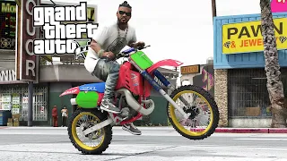 TROVO IL VECCHIO CROSS DI PAPÀ (CR250 2Tempi) - GTA 5 MOD VITA DA GANGSTER (6) #83