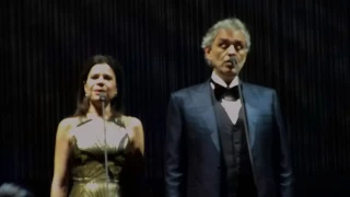 ANDREA BOCELLI AND ANA MARIA MARTINEZ 12/3/2016 MGM GRAND