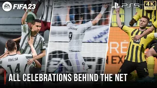 FIFA 23 | All Celebrations Behind The Net | PS5™ 4K 60FPS