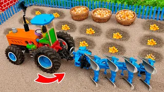 Diy tractor mini Bulldozer to making concrete road  Construction Vehicles, Road Roller #35