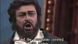 Luciano Pavarotti Colpito...Un di al azurro Andrea Chenier