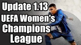 FIFA 23 Update 1.13 UEFA Women's Champions League | PS4 Pro Gameplay [4K HDR]