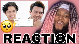 Riverdale's Cole Sprouse & KJ Apa Compete in a Compliment Battle | Teen Vogue (Joey Sings Reacts)