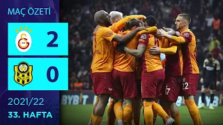 ÖZET: Galatasaray 2-0 Yeni Malatyaspor | 33. Hafta - 2021/22