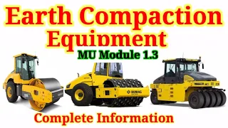 The Ultimate Guide to Earth Compaction Equipment: Watch Now!