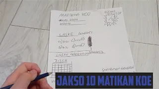 Jakso 10 Matikan koe (luukku 10)