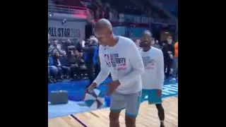 Ray Allen turn round jumper shows he still has it 😳