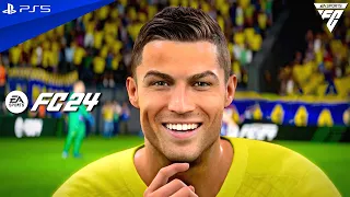 FC 24 - Al Nassr vs. Barcelona - Ft. Cristiano Ronaldo | PS5™ [4K60]