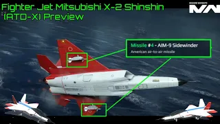 NEW Fighter Preview Mitsubishi X-2 Shinshin (ATD-X) | Modern Warships