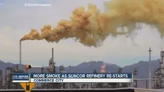 More smoke as Suncor Refinery in Commerce City restarts operations