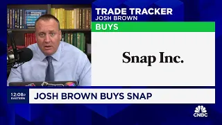 Trade Tracker: Josh Brown buys Snap