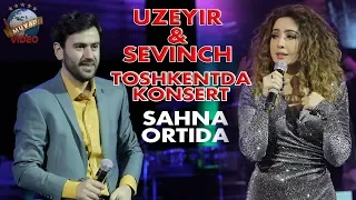 Uzeyir va Sevinch - Toshkentda konsert (sahna ortida)