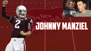 JOHNNY FOOTBALL!|Reacting to JOHNNY MANZIEL Highlights!