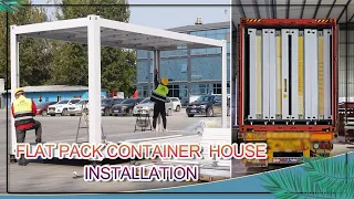 How To Build A Flat Pack Container House Step By Step (2022)