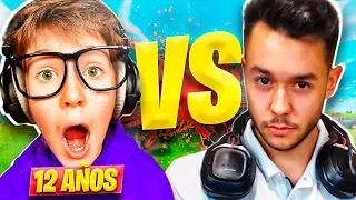 NIÑO DE 12 AÑOS ME RETA 1VS1 EN FORTNITE - TheGrefg