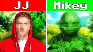 Realistic MAIZEN vs Realistic MIKEY in Minecraft! - Parody Story(JJ and Mikey TV)