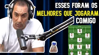 EDMUNDO ESCALA SELEÇÃO COM OS MELHORES JOGADORES QUE JÁ JOGOU - EDMUNDO NO PODPAH