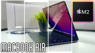 M2 MacBook Air Midnight Unboxing | First Look |