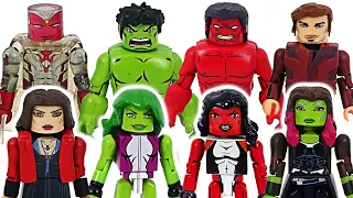Marvel Avengers the best couples gathered! Red She-Hulk, Scarlet Witch! | DuDuPopTOY