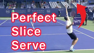 Hit A Perfect Slice Serve (Tennis Technique Explained)