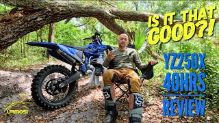 BAD and GOOD / Long therm / YZ250X / Review