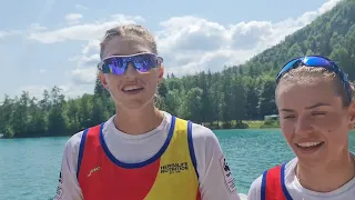 AUR pentru România la patru rame feminin (W4-) - Campionatul European 2023, Bled (Slovenia)