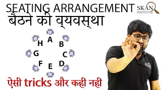 seating arrangement | sitting arrangement reasoning | बैठने की व्यवस्था | in Hindi | Lecture 1