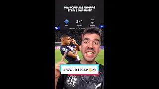 The Champions League Is Back! | 5 Word Recap