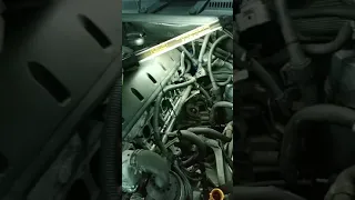 VW Touareg generator removal.