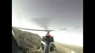 Red Bull Helicopter does triple barrel roll !!!!!!