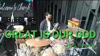 Datanglah dan Bertahta / Great Is Our God (NDC Worship) | Mike Sammy (Drum Cover)