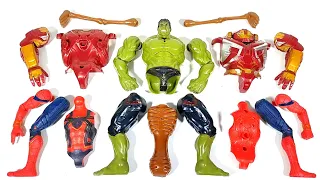 Merakit Mainan Hulk , Hulk Buster, Spider-Man, Sirenhead - Marvel Avengers Toys