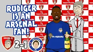 😂SCREW YOU CHELSEA!😂 ARSENAL 2-1 CHELSEA! (Song Parody Highlights Goals)