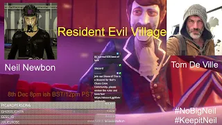 RESIDENT EVIL VILLAGE ! Heisenberg / Nemesis Actor fights alongside writer Tom De Ville