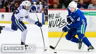 Quinn Hughes and Jett Woo Mic'd Up at Summer Showdown