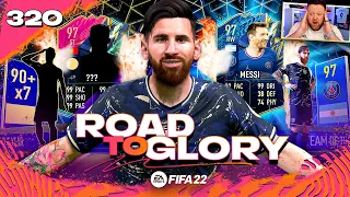 I packed 97 TOTS MESSI! & opened another *90+ x7* PACK!!! FIFA 22 Road to Glory #320