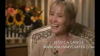 Jessica Lange talks about her career/Patsy Cline too with Jimmy Carter