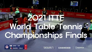 Jang(장우진)/Lim(임종훈) vs Madrid/Villa [R32] Men's Doubles 2021 ITTF World Table Tennis Championships