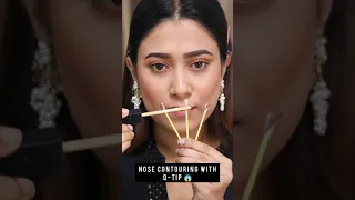 Nose Contouring With Q-Tip 😱 | #shorts | SUGAR⁩ Cosmetics