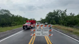 RAW VIDEO: Flooding from Trinity River in Liberty, TX