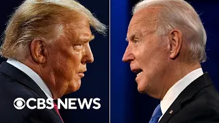 Trump holds small edge over Biden in potential rematch, CBS News poll finds