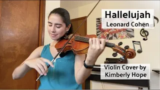 Hallelujah by Leonard Cohen - Alexandra Burke Version (Violin Cover by Kimberly Hope)